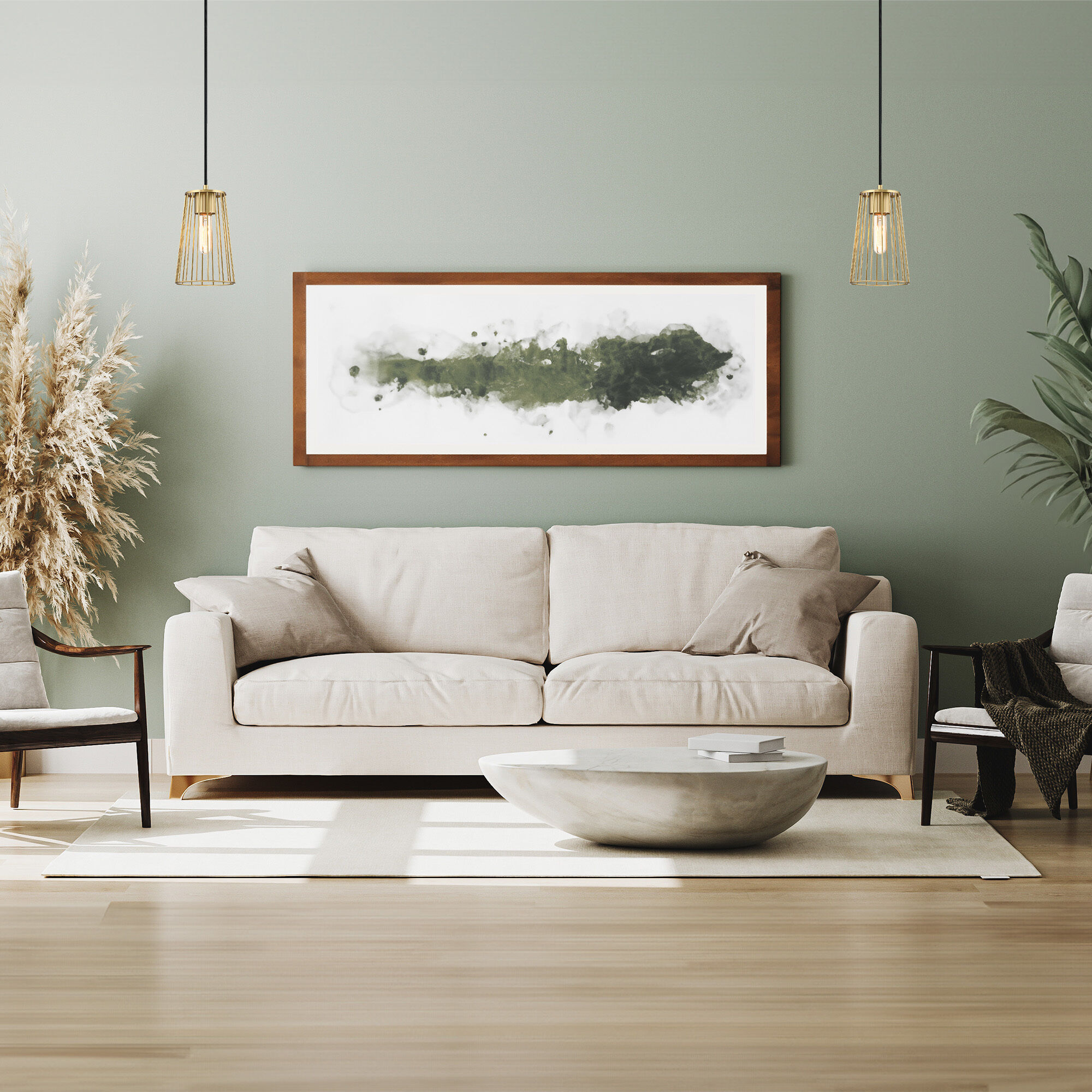 Liana 1 Light 6 inch Brushed Gold Pendant Ceiling Light